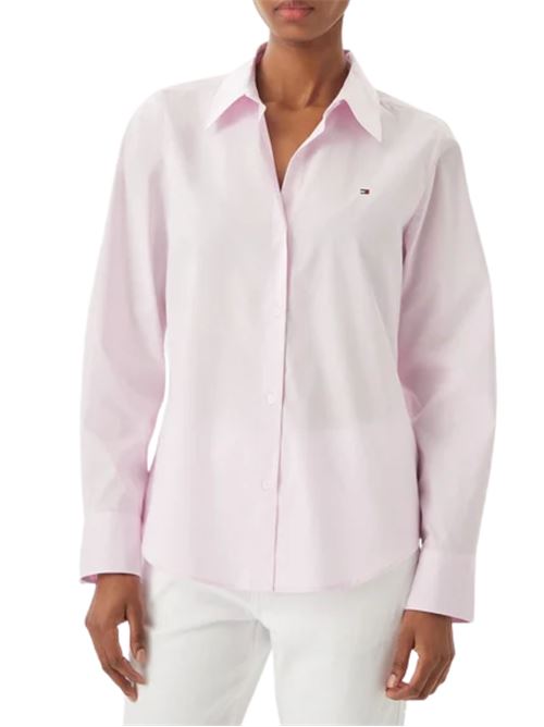 Camicia in popeline regular fit Tommy Hilfiger | WW0WW47169VQU